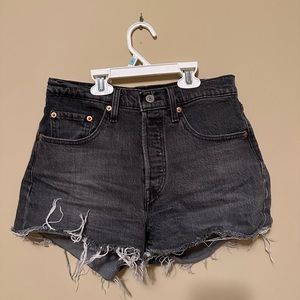 levi’s 501 high rise shorts